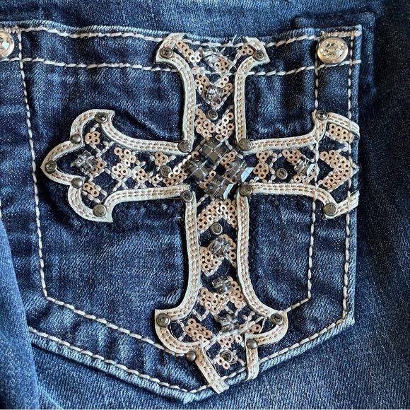 ✅5X Host Pick✅ Miss Me Embellished Mid Rise Easy Boot, 27x33 - Picture 10 of 12